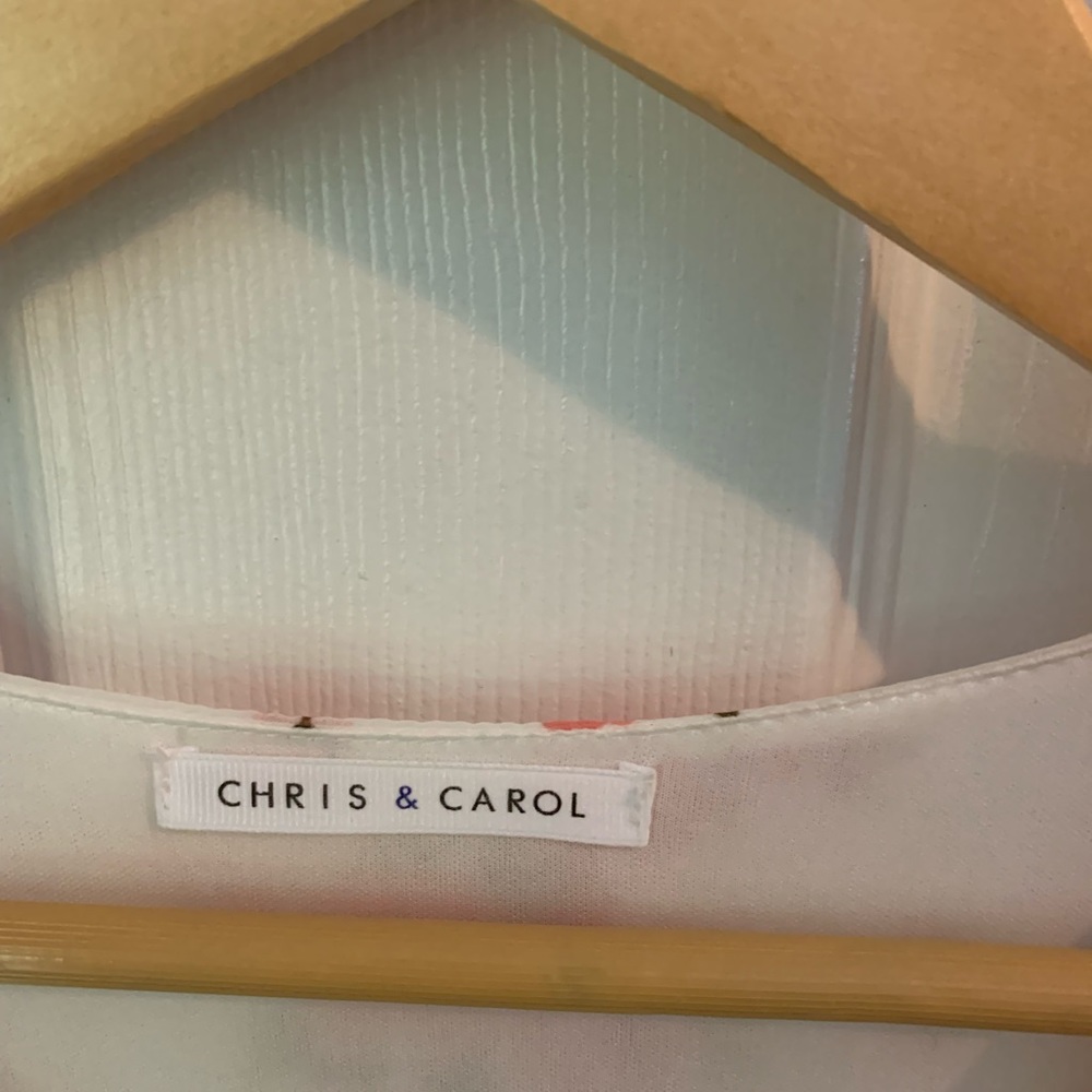 Chris & Carol floral dress size L NWOT - Picture 3 of 3